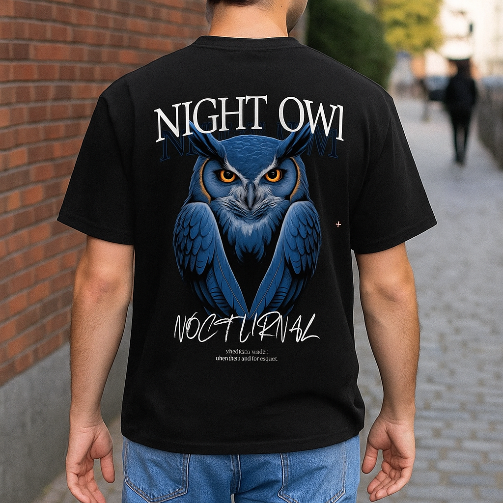 Night Owl Oversized Shirt