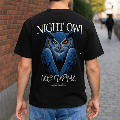 Night Owl Oversized Shirt