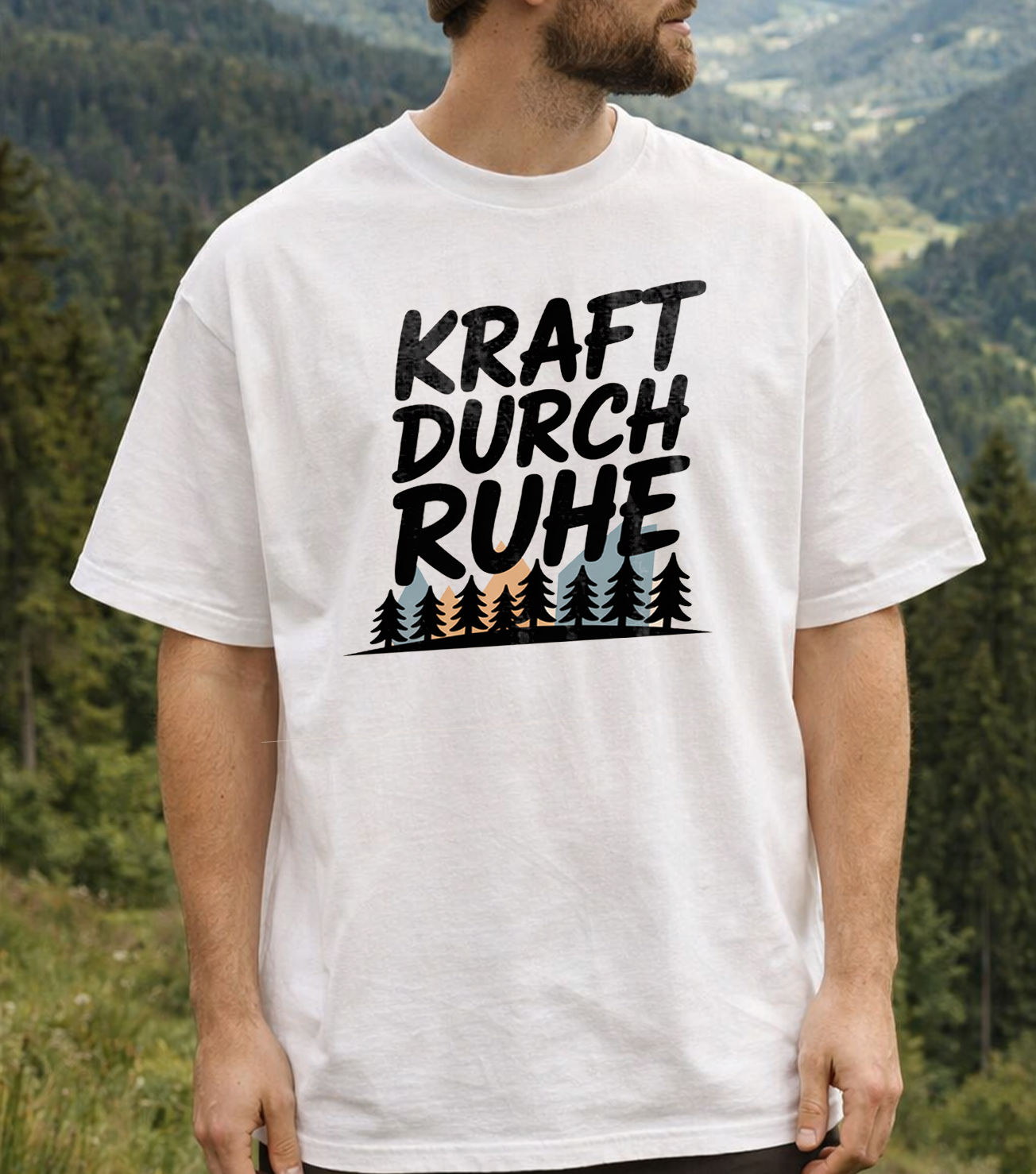 Kraft durch Ruhe Oversized Shirt