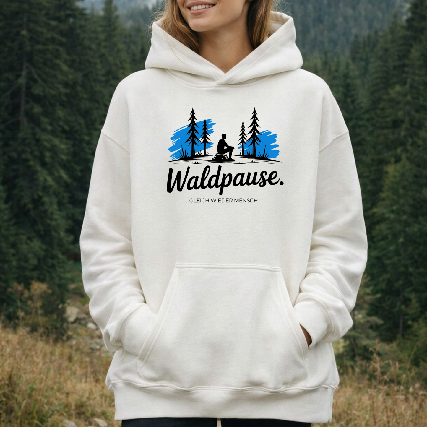 Waldpause.  Oversized Hoodie